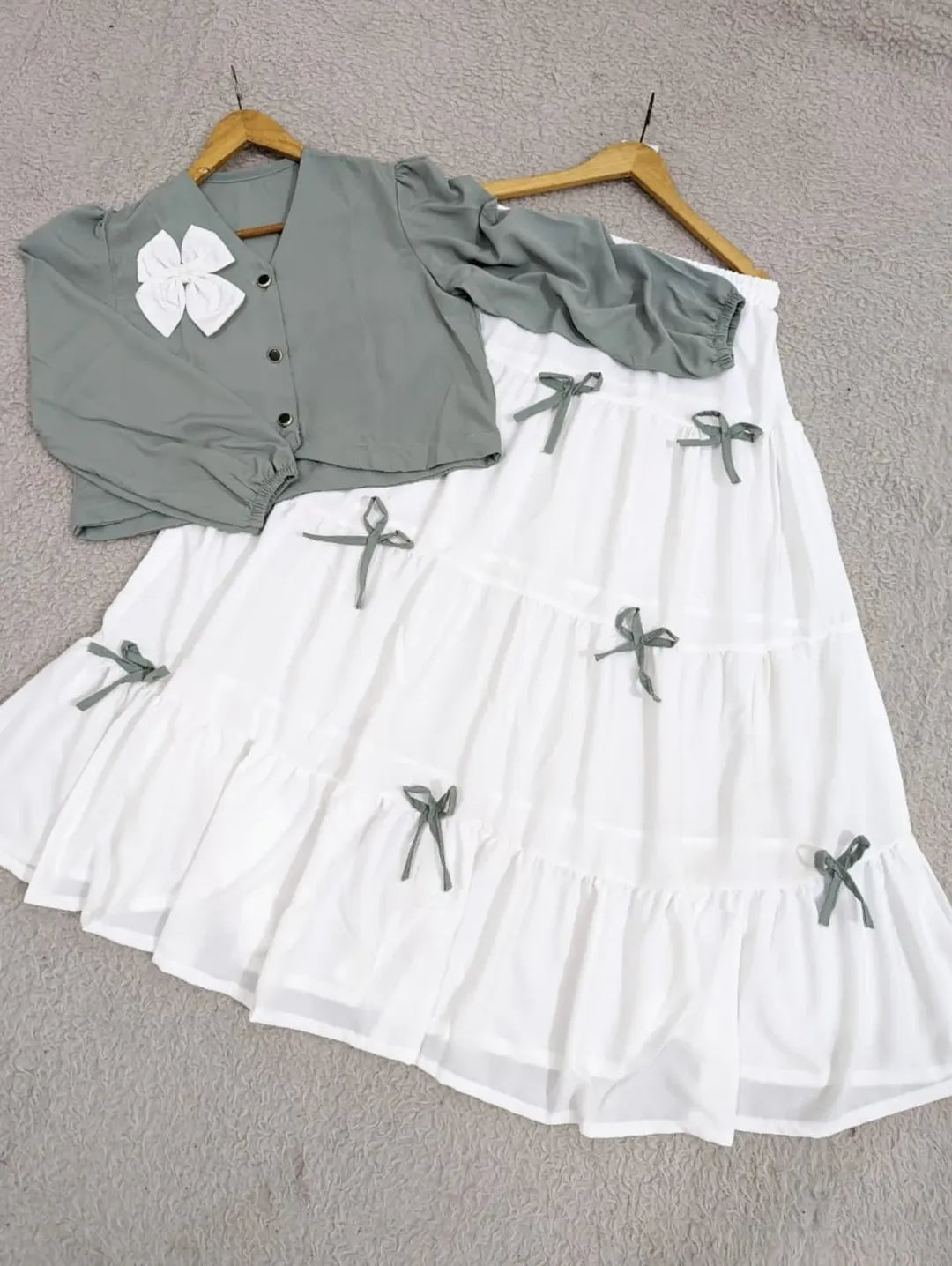 Luxe Bow Ribbon Charm 2-Piece Set