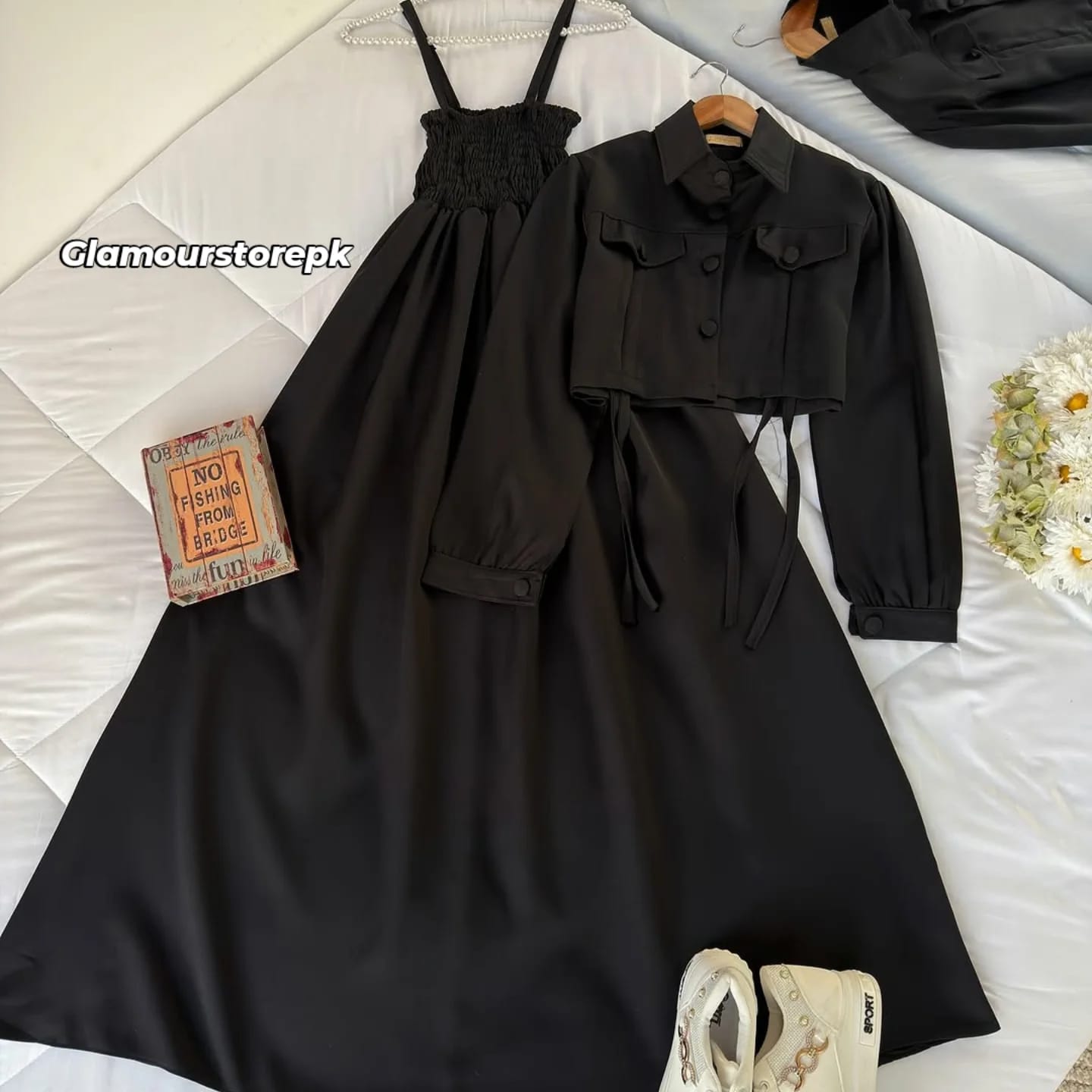 Western Smoking Coat Maxi