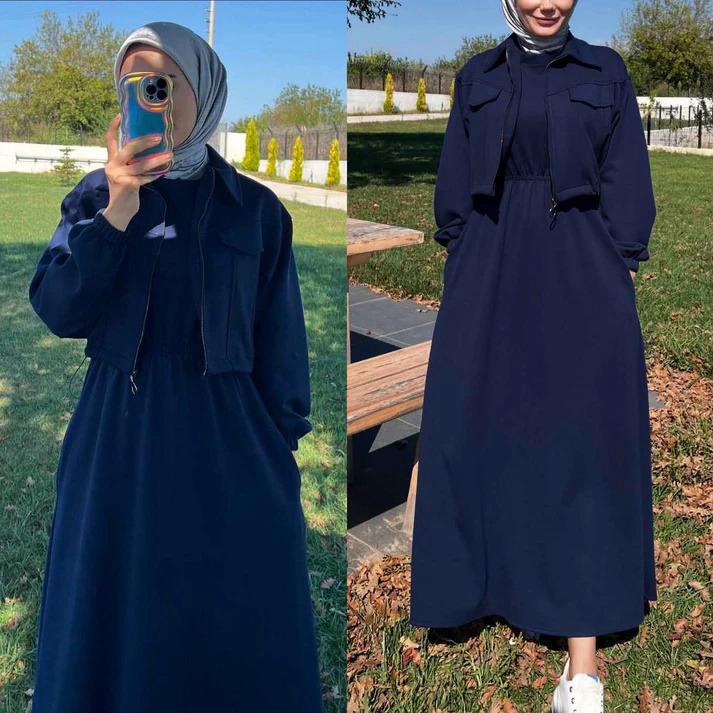 Winter wool Zipper Coati Maxi