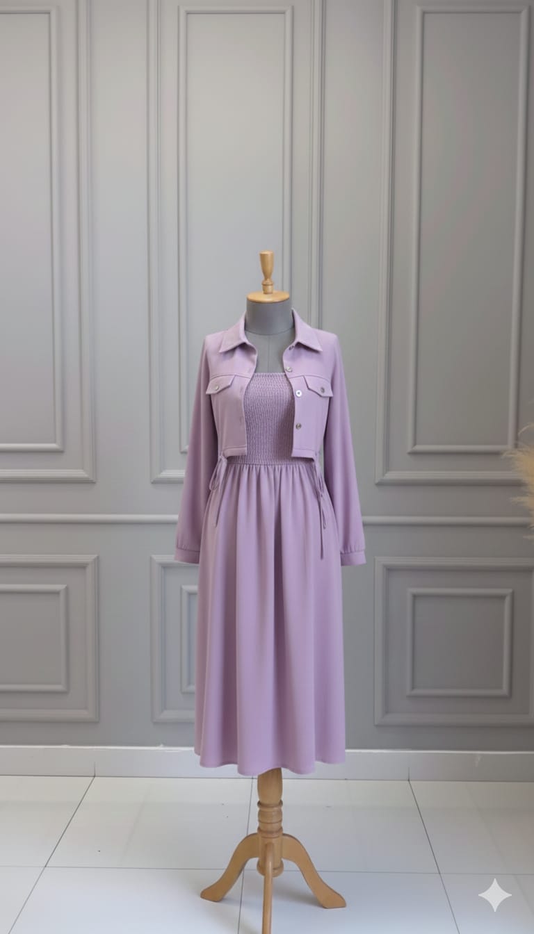 Smoking Jacket long Maxi