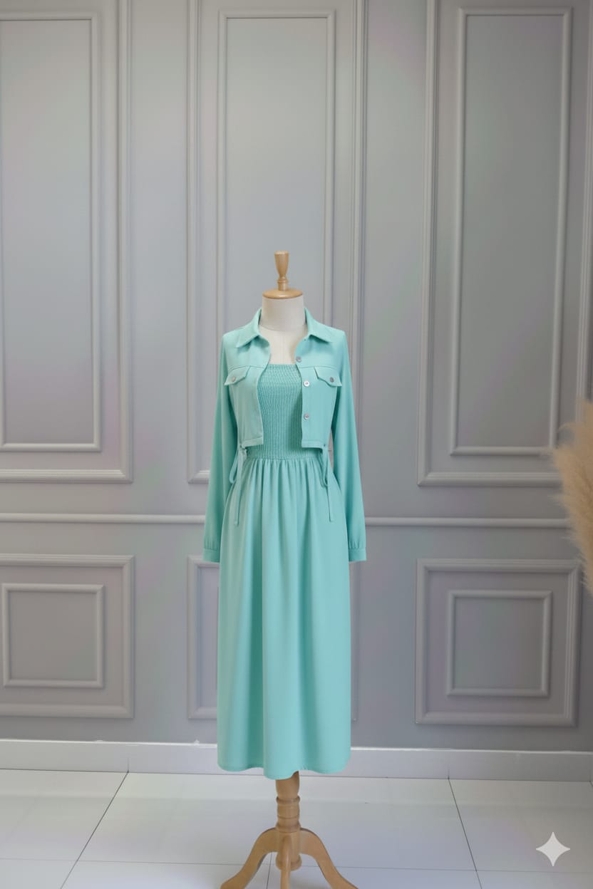 Smoking Jacket long Maxi