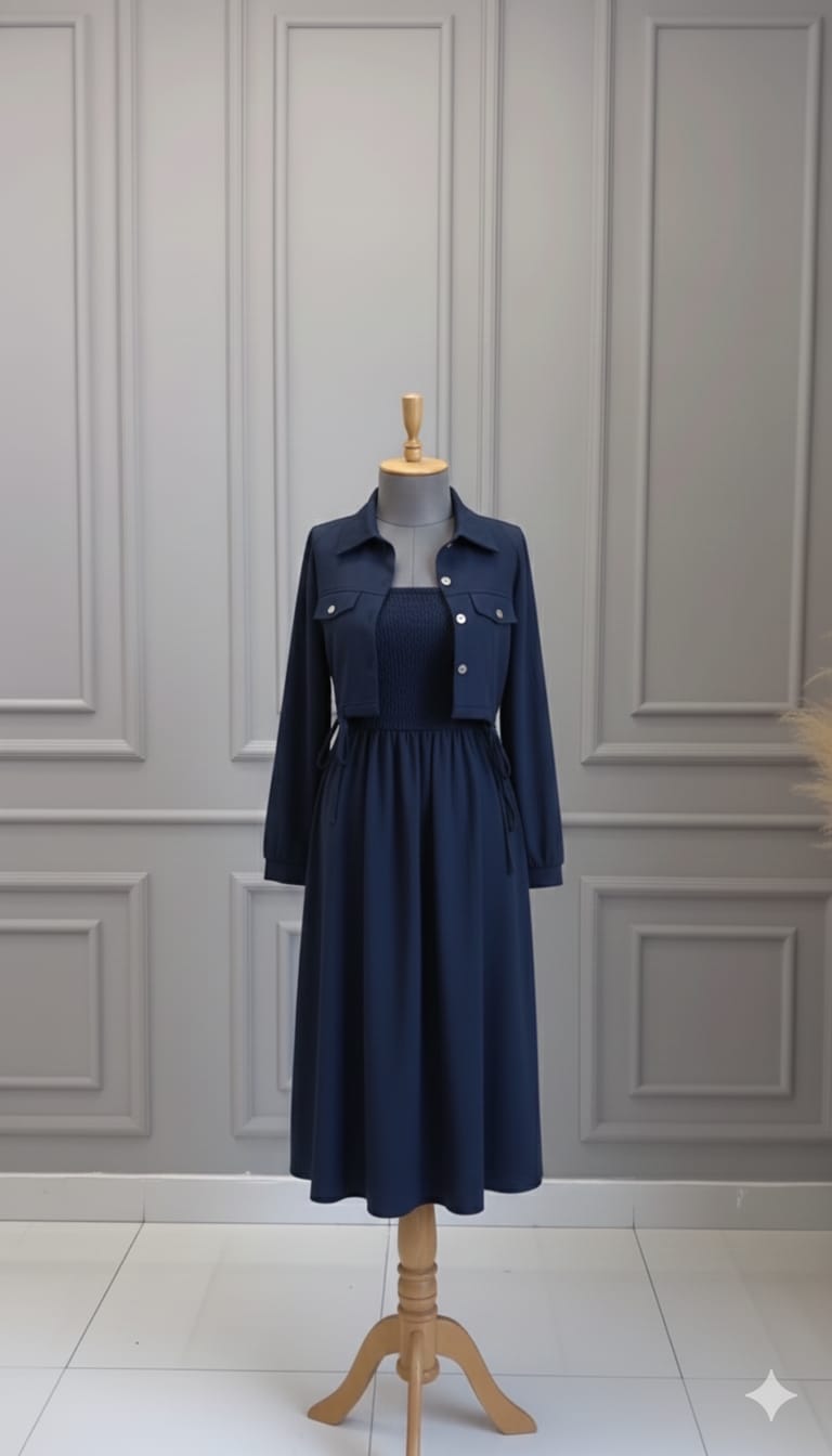 Smoking Jacket long Maxi