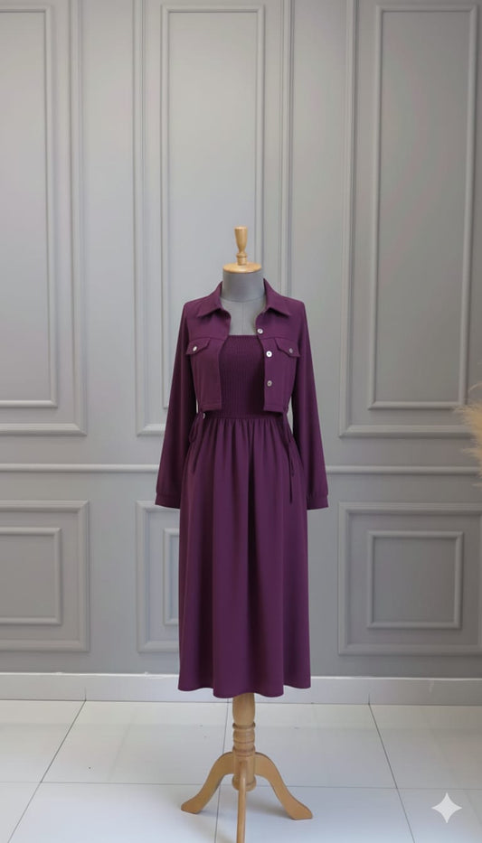 Smoking Jacket long Maxi