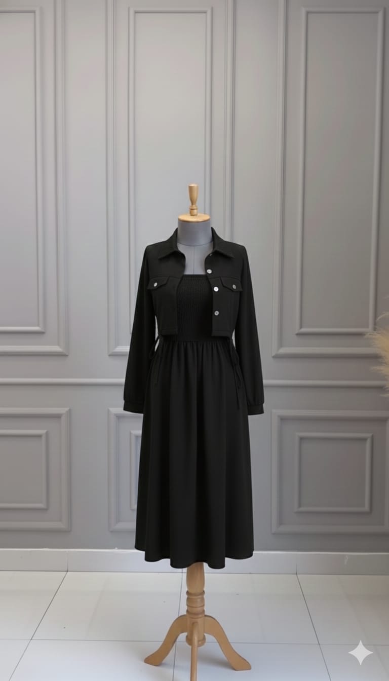 Smoking Jacket long Maxi