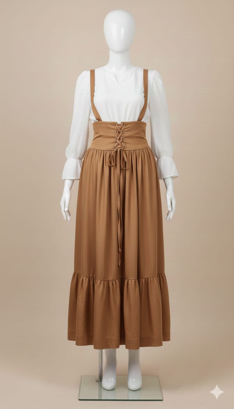 Elegant Pinafore Dress