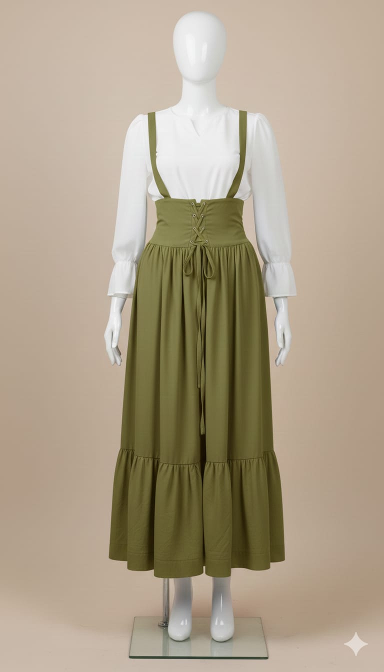 Elegant Pinafore Dress