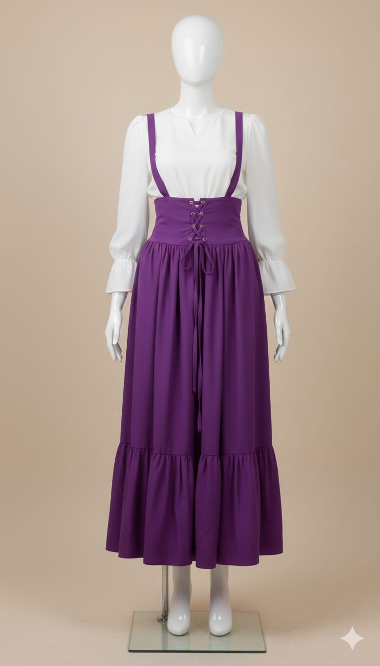 Elegant Pinafore Dress