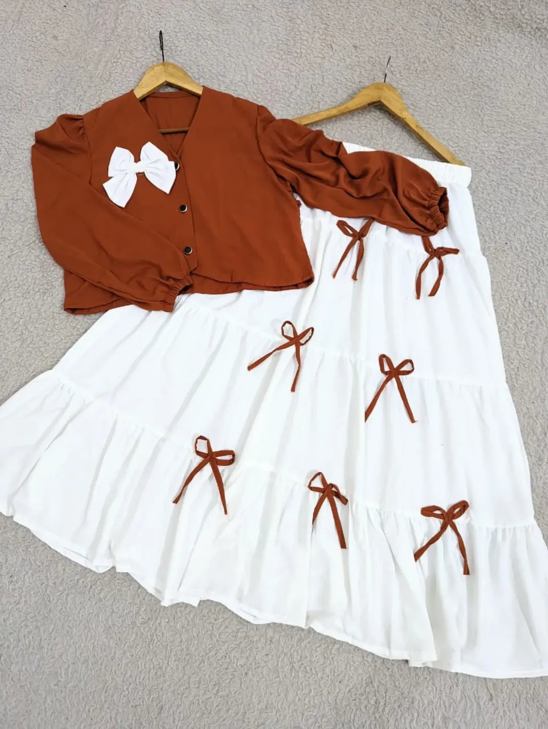 Luxe Bow Ribbon Charm 2-Piece Set