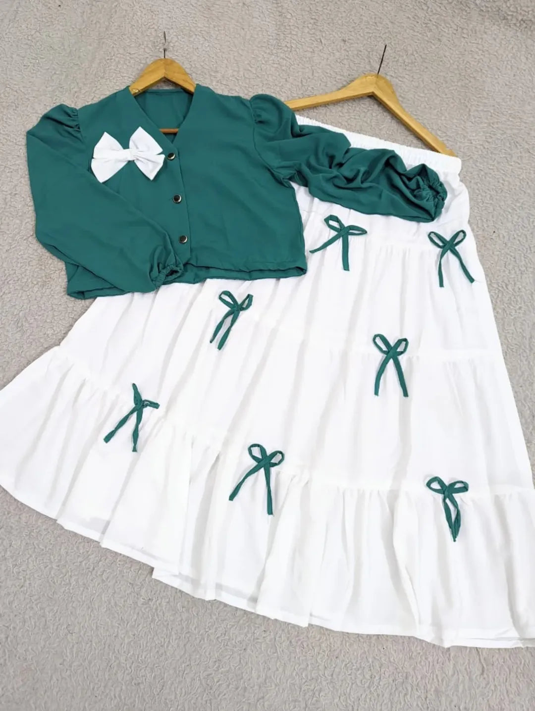 Luxe Bow Ribbon Charm 2-Piece Set