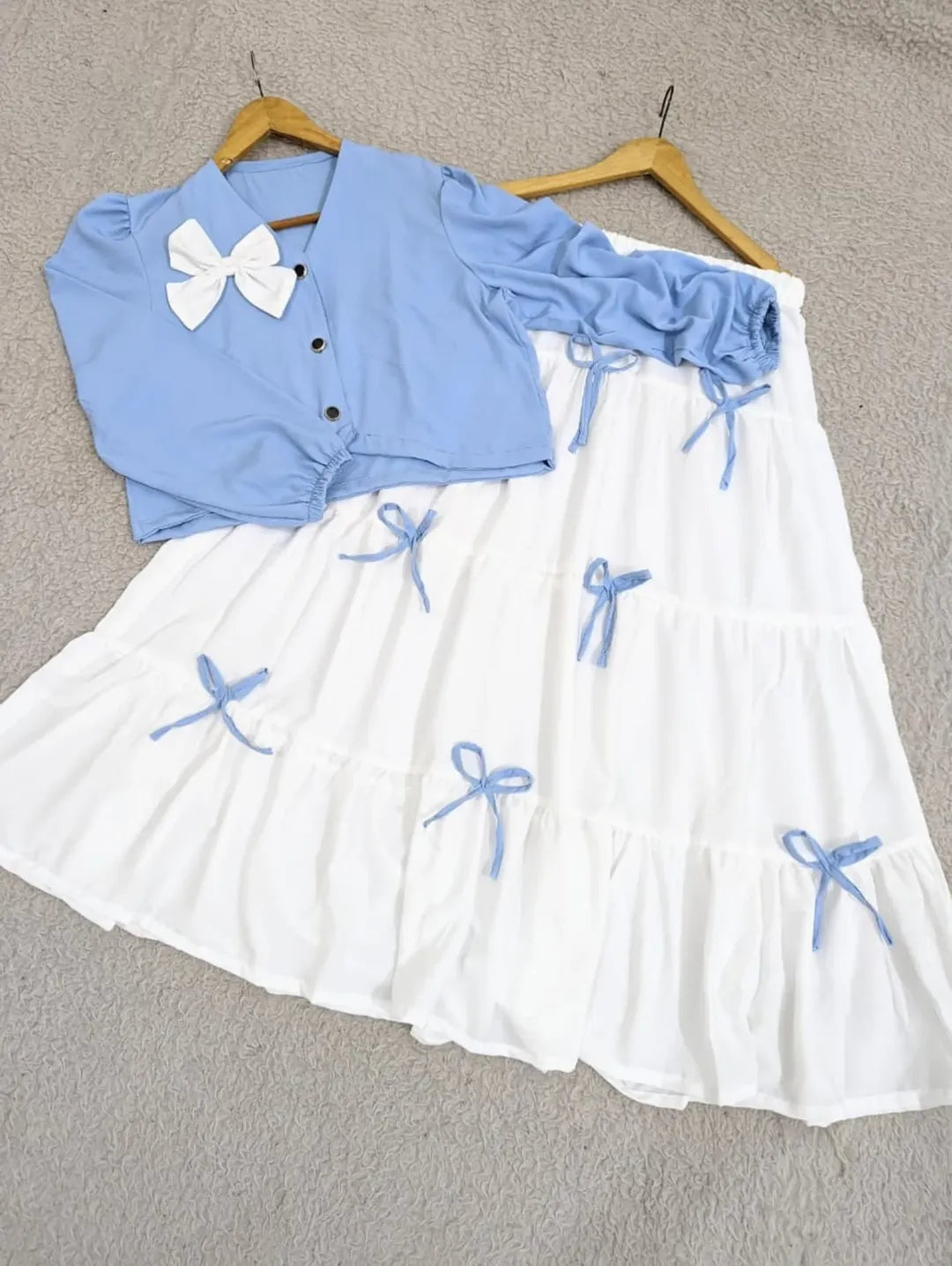 Luxe Bow Ribbon Charm 2-Piece Set