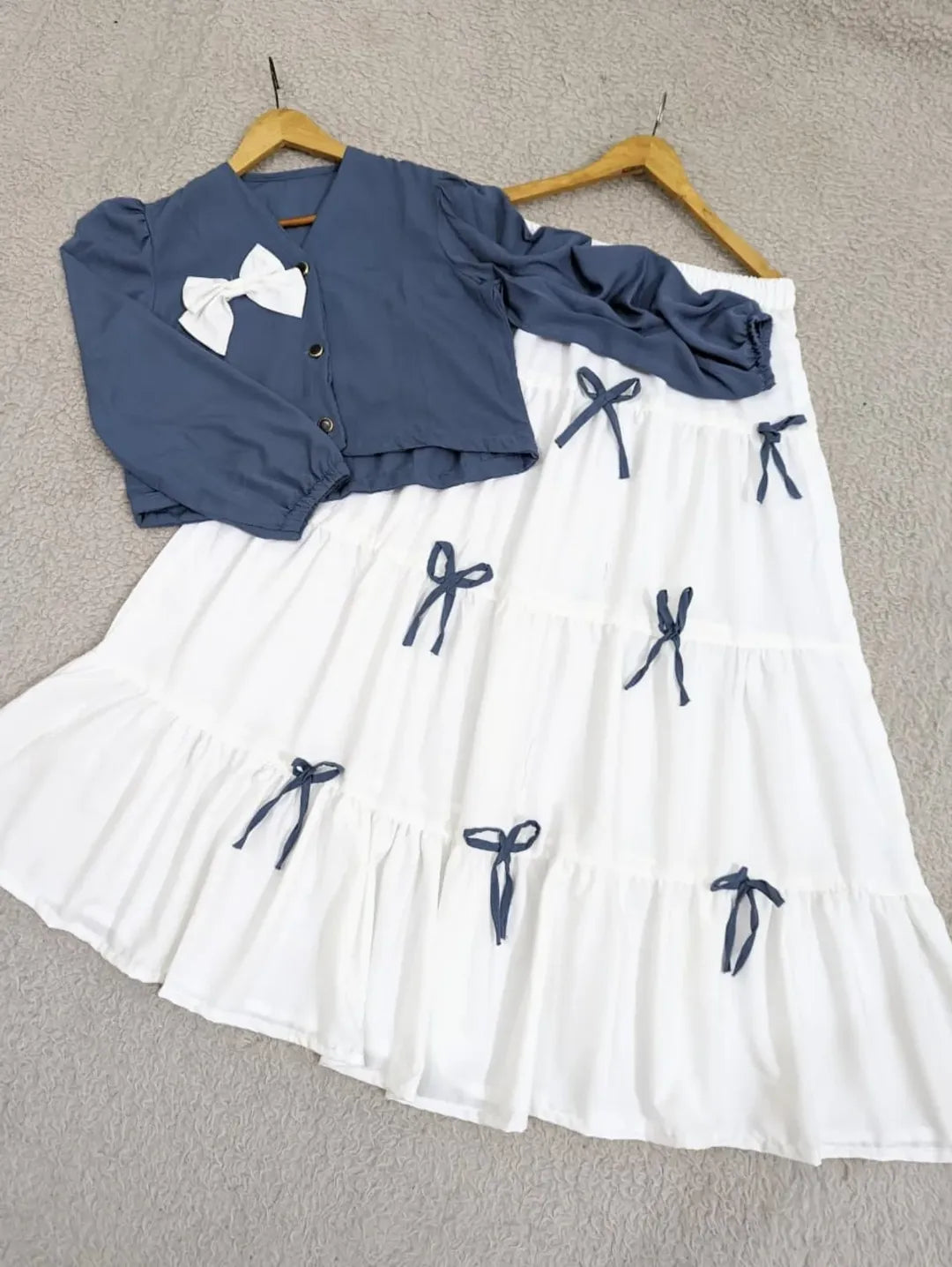 Luxe Bow Ribbon Charm 2-Piece Set