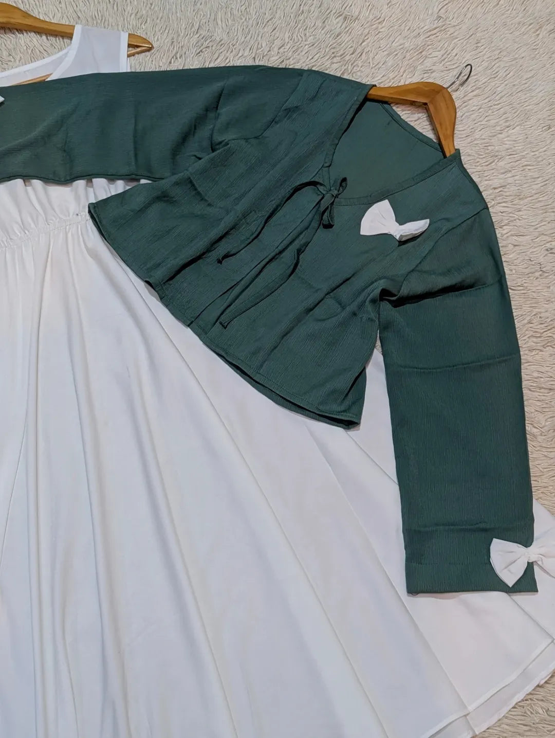 Jasmin bow coat Maxi