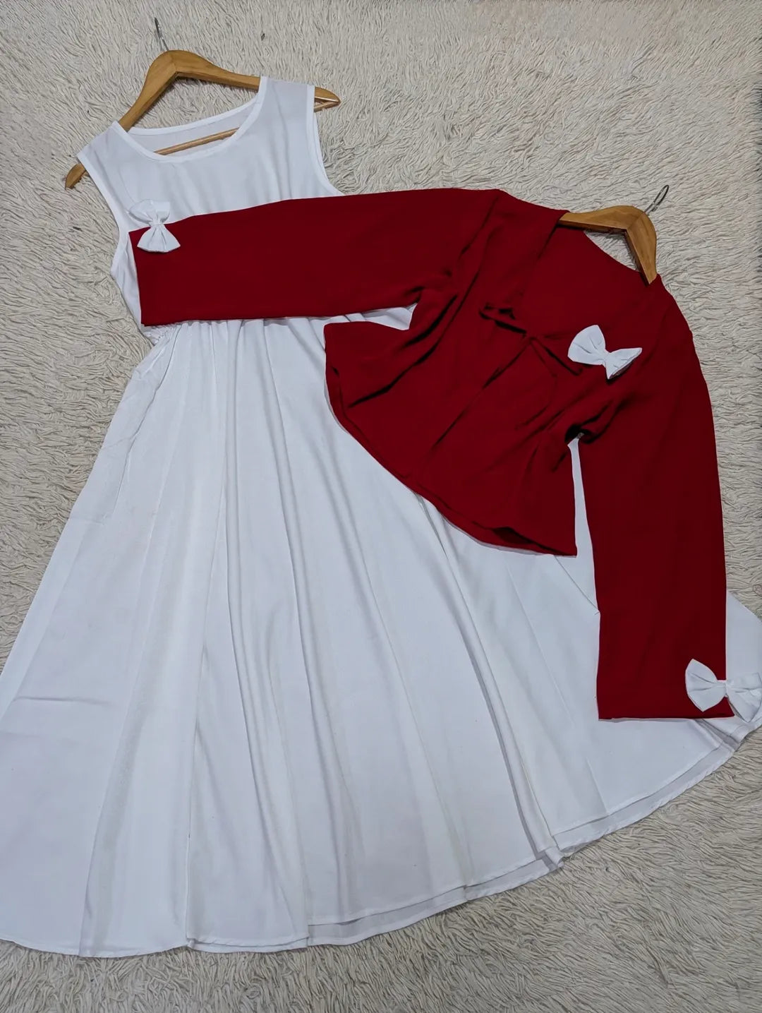 Jasmin bow coat Maxi