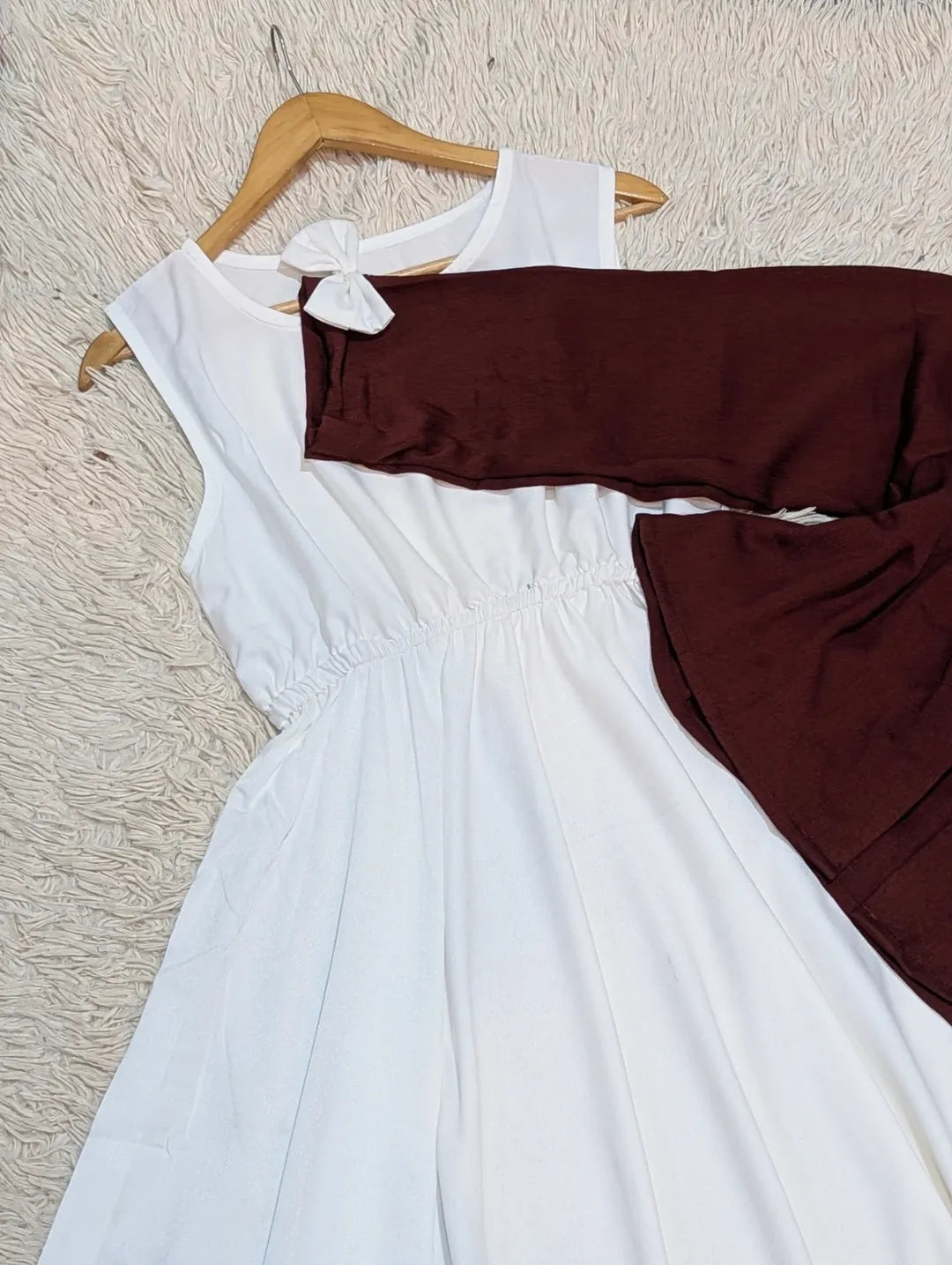 Jasmin bow coat Maxi