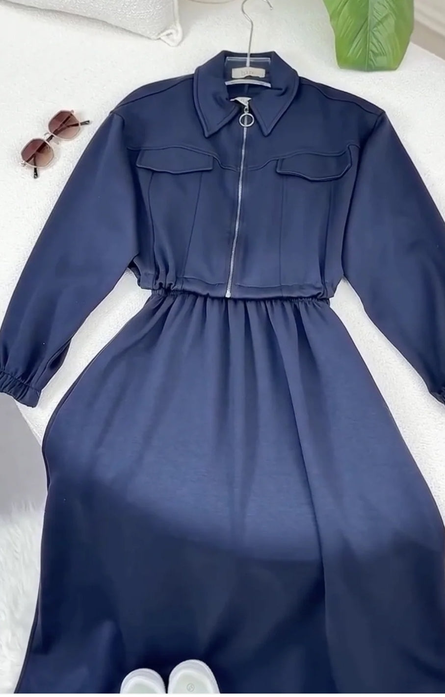 Winter wool Zipper Coati Maxi