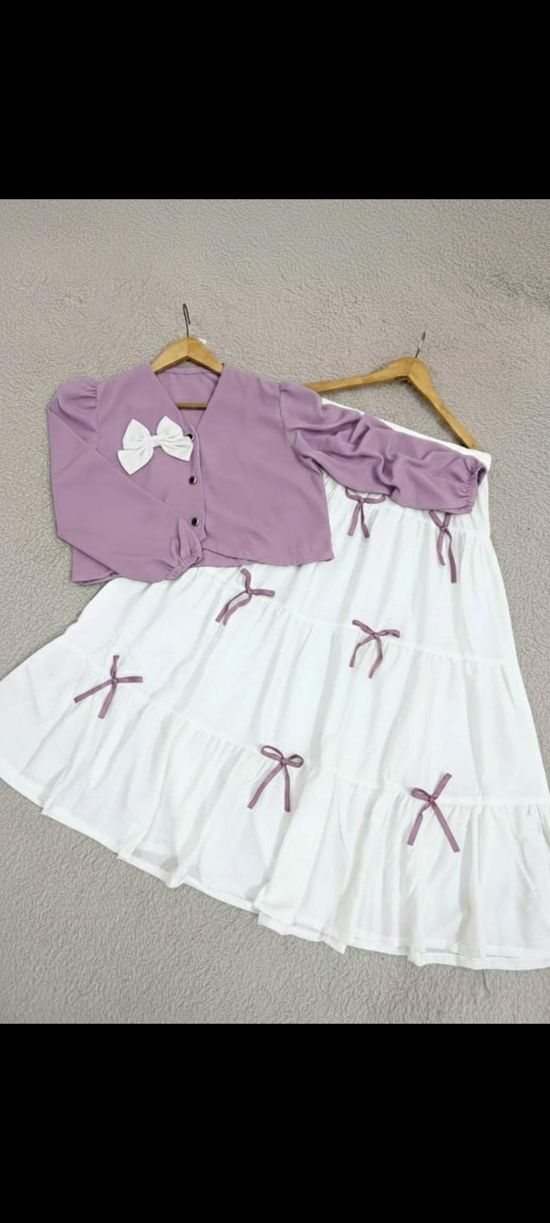 Luxe Bow Ribbon Charm 2-Piece Set