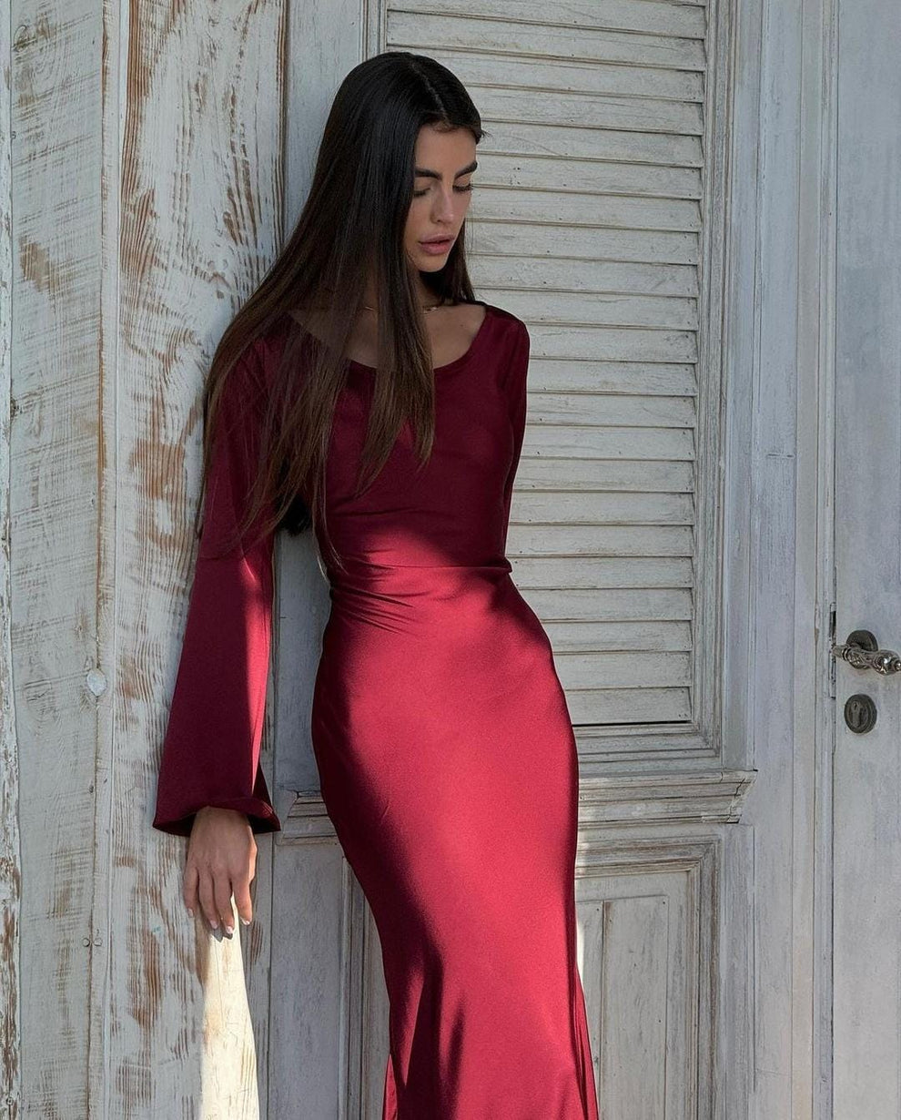 BodyCon Mehroon stunning BodyCon dress!