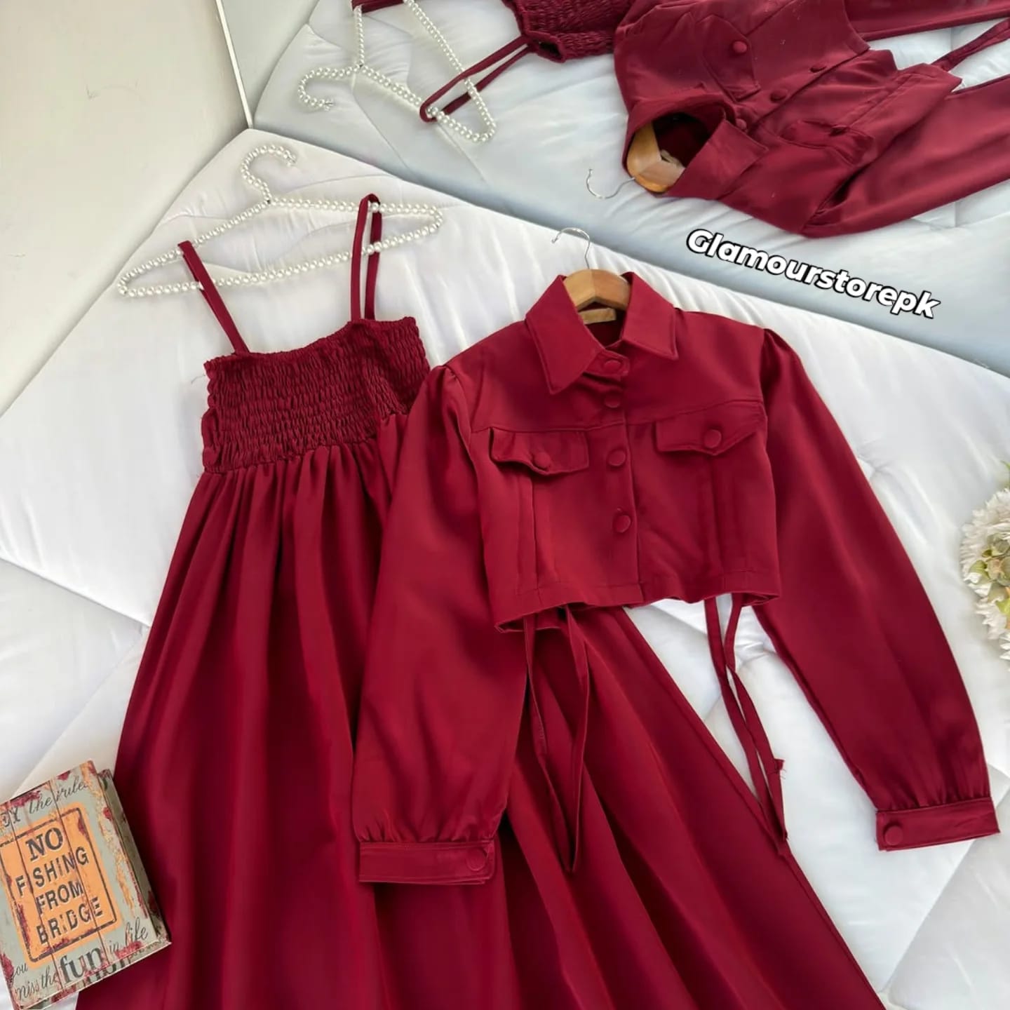 Western Smoking Coat Maxi