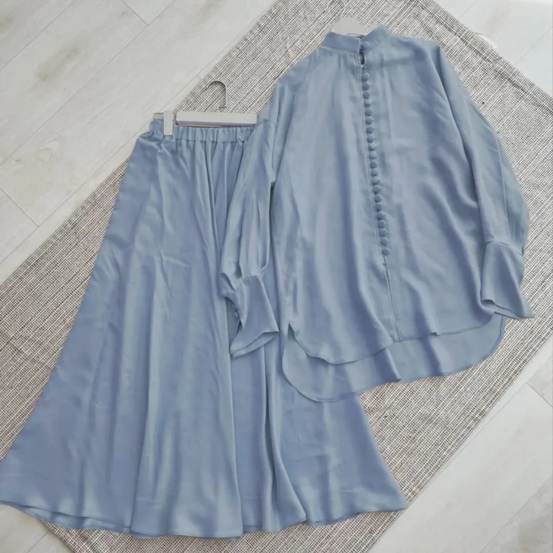 Western Top With Same Bell Bottom Plazzo