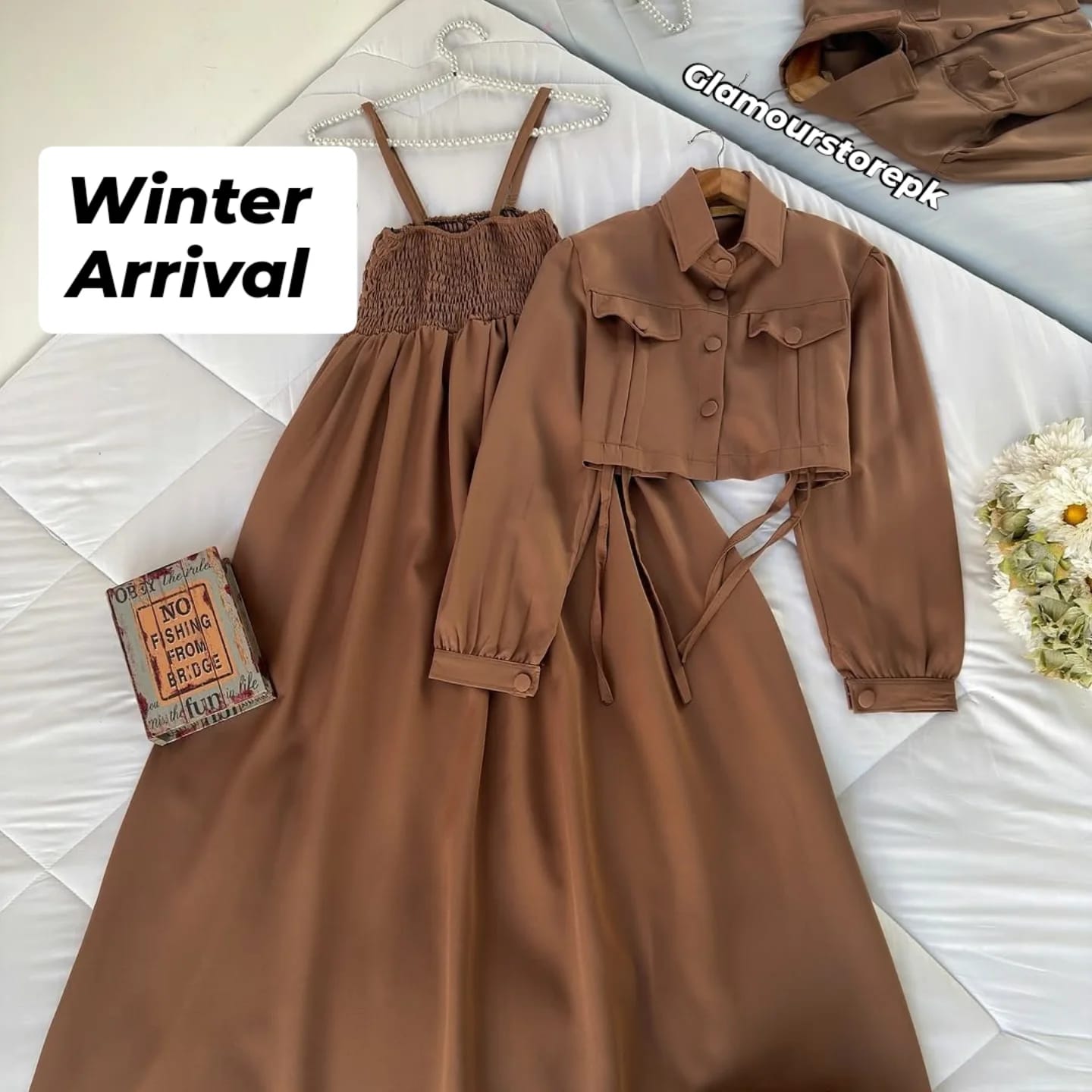 Western Smoking Coat Maxi